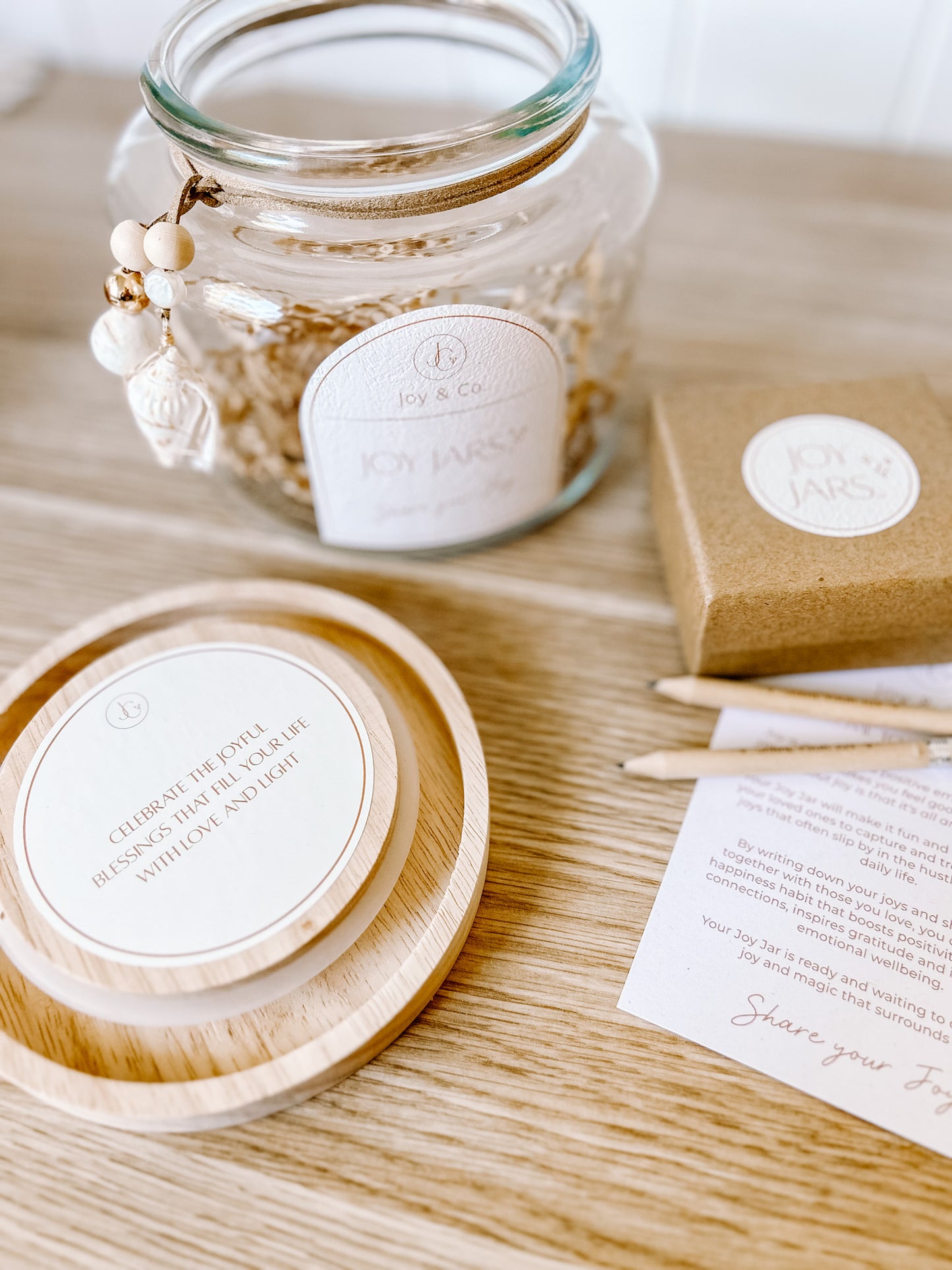 Celebrate the joyful blessings that fill your life with love and light - Personalised Gift Label