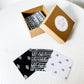 MONOCHROME MOMENT JOY NOTE BOX - Joy & Co.